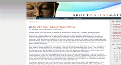 Desktop Screenshot of aboutonlinematters.com